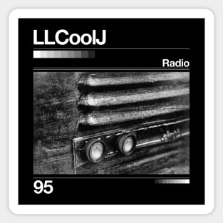 Radio - LL Cool J - Artwork 90's Design Sticker